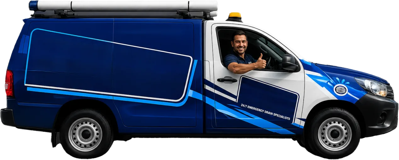 Service van parked on a Mosman street