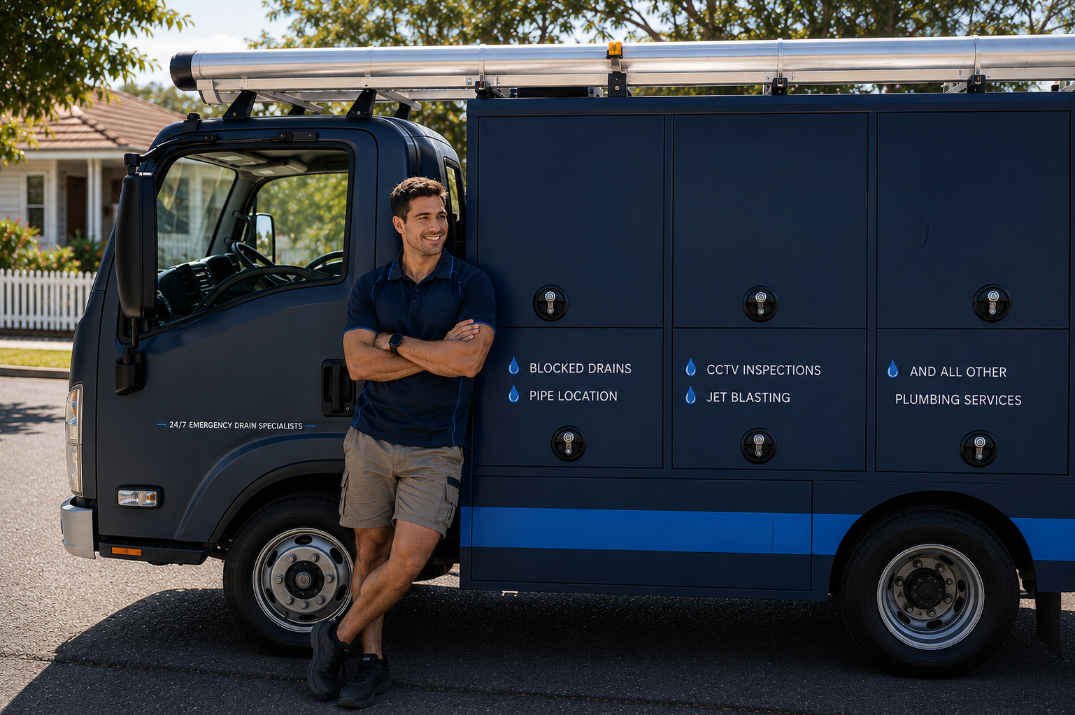 Plumber with Mosman Blocked Drains van