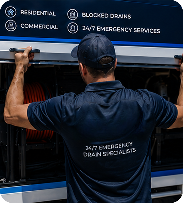 Licensed blocked drain plumber servicing a Mosman home